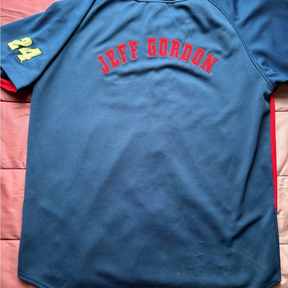Jeff Gordon 24 NASCAR Racing DuPont motorsports men’s XL embroidered jersey - Picture 3 of 12